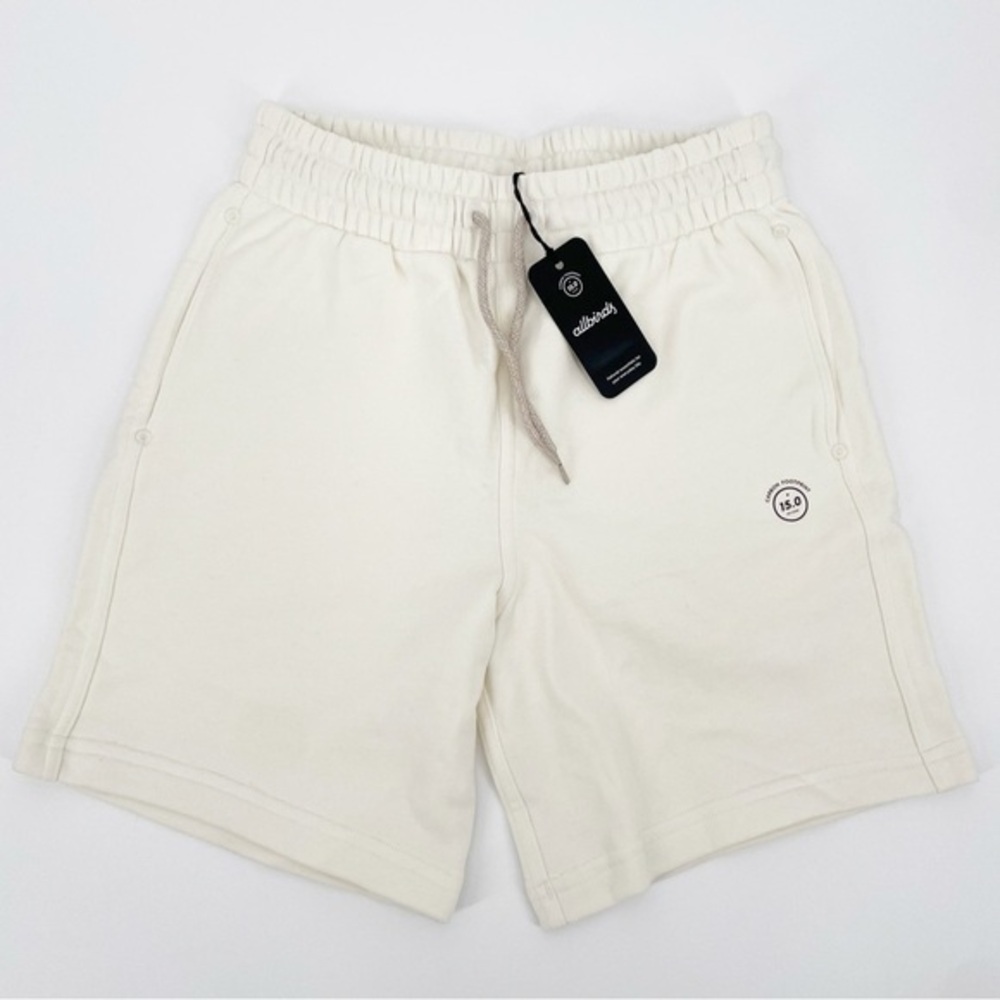 Allbirds Men's R&R Sweat Short‎ in Natural White Size XS